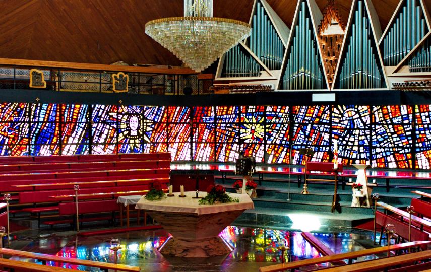 Kirchenraum Kirche Buchbach