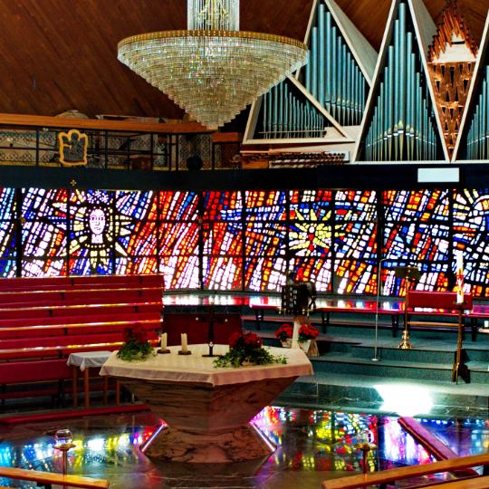 Kirchenraum Kirche Buchbach