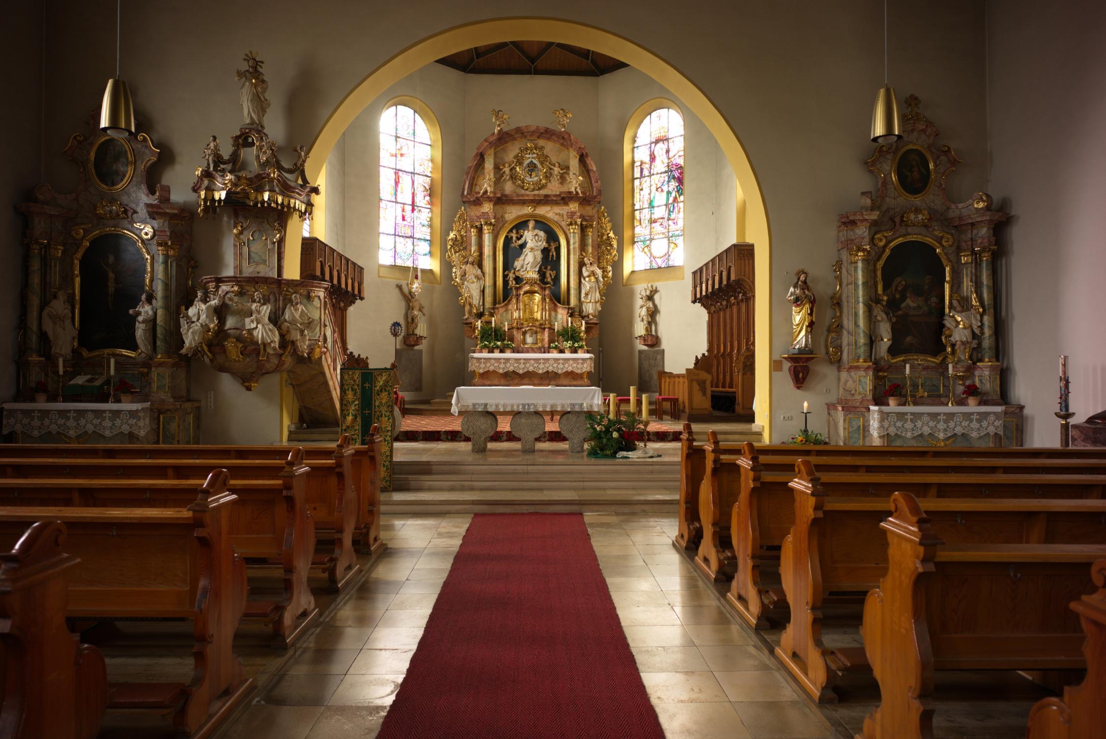 kath. Teuschnitz, Mariä Himmelfahrt innen