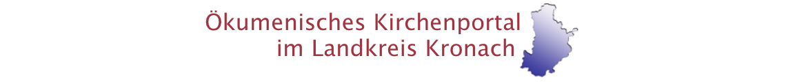 Kopf für Mobilansicht in der Homepage des Kirchenportals im Landkreis kronach